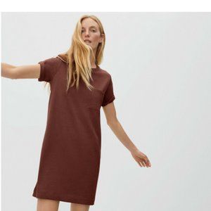 Everlane The Weekend Tee Dress Rosewood Size Small
